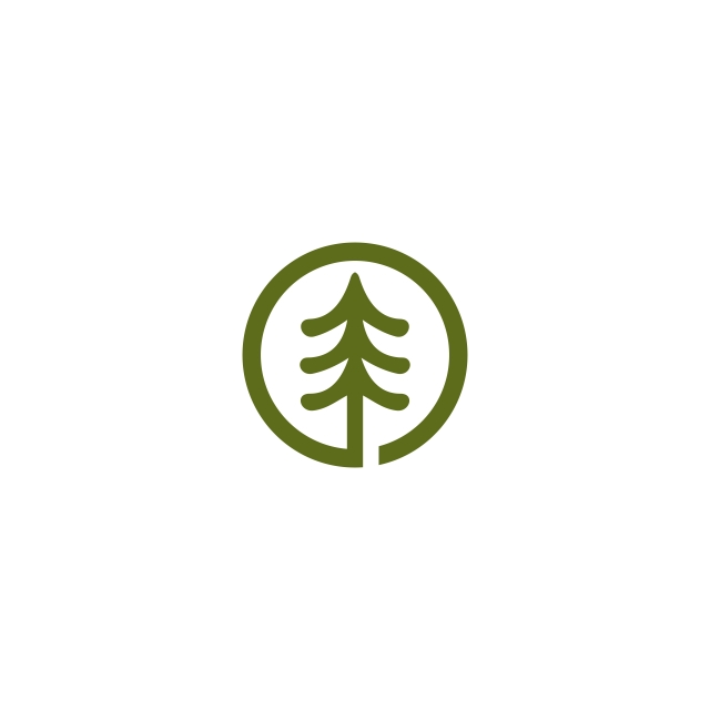 640x640 Pine Tree Logo Design Icon Vector, Design, Pine, Icon Png