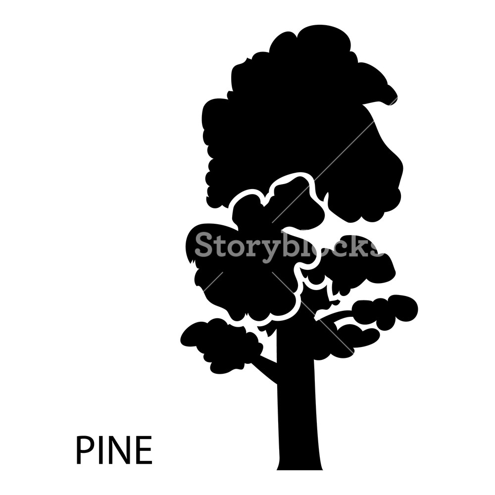 1000x1000 Pine Icon Simple Illustration Of Pine Vector Icon For Web Royalty