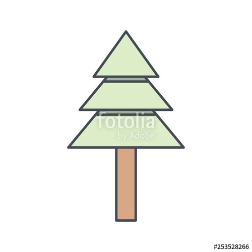 500x500 Illustration Pine Tree Icon Stock Photo And Royalty Free Images