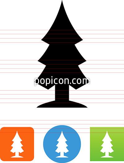 400x524 Pine Tree Icon