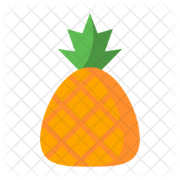 256x256 Pineapple Icon Of Flat Style