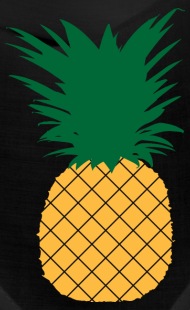 190x310 Pineapple Icon Bandana Spreadshirt