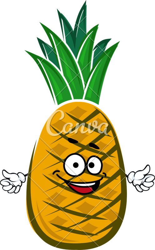 497x800 Cartoon Pineapple Icon