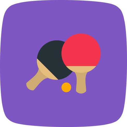 490x490 Ping Pong Icon Vector Illustration