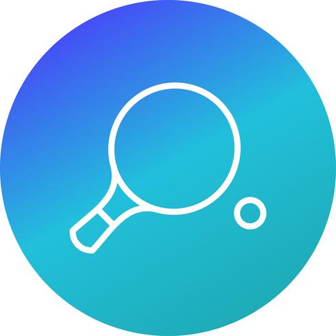 490x490 Ping Pong Icon Vector Illustration