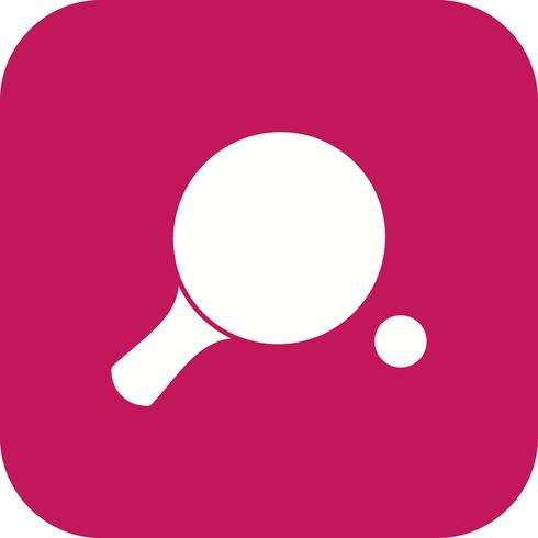 490x490 Ping Pong Icon Vector Illustration