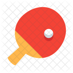256x256 Ping Pong Icon Of Flat Style