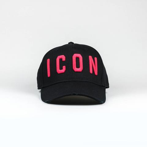 480x480 Icon Baseball Cap Black Pink Crepslocker