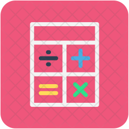 Pink Calculator Icon at Vectorified.com | Collection of ...