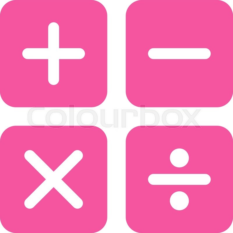 800x800 Calculator Icon From Business Bicolor Stock Vector Colourbox