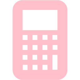 256x256 Pink Calculator Icon