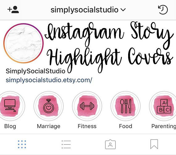 570x503 Instagram Story Highlight Cover Icon