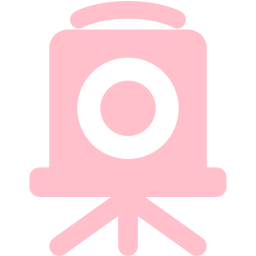 256x256 Free Pink Old Time Camera Icon