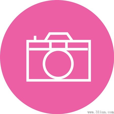 450x450 Pink Camera Icon Vector Free Vector In Adobe Illustrator