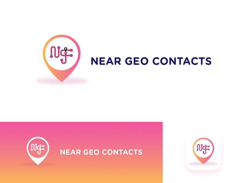 800x600 Near Geo Contacts Logo Design