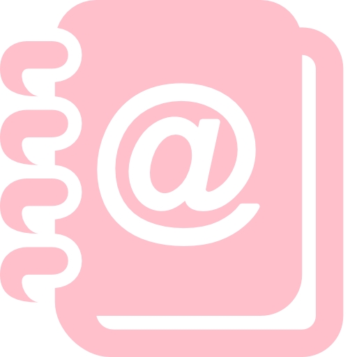 512x512 Pink Contacts Icon