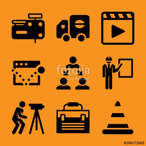 500x500 Travel, Page, Movie, Pink, Concept And Contacts Icon Vector Set