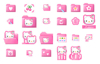shortcut icon aesthetic pink
