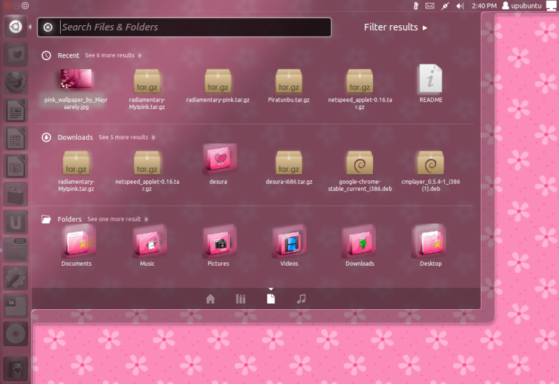 800x549 A Cute Girl Pink Theme For Ubuntu Oneiric Ocelot
