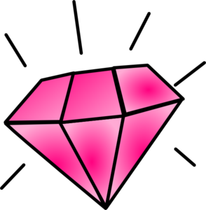 294x300 Pink Diamond Clipart