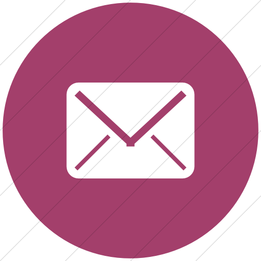 512x512 Iconsetc Flat Circle White On Pink Broccolidry Email Icon