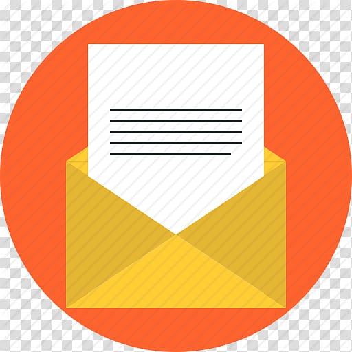 512x512 Yellow And White Mail Logo Illustration, Digital Marketing