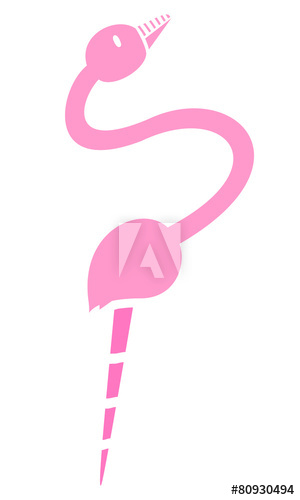 300x500 Pink Flamingo Icon