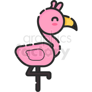 300x300 Pink Flamingo Vector Icon Clipart Royalty Free Gif, Png