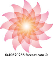 180x195 Free Art Print Of Beautiful Lotus Flower Color Wheel Icon