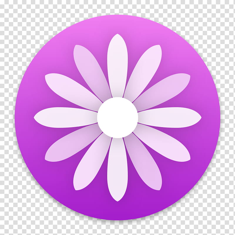 800x800 Clay Os A Macos Icon, Textmate, Purple And Pink Petaled Flower