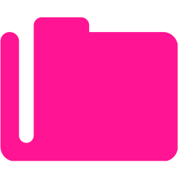 256x256 Deep Pink Folder Icon