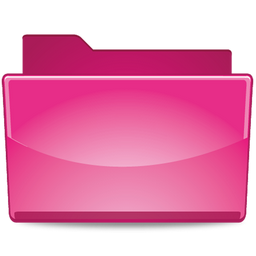 256x256 Folder Pink Icon