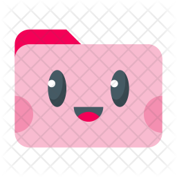 256x256 Pink Folder Icon Of Flat Style