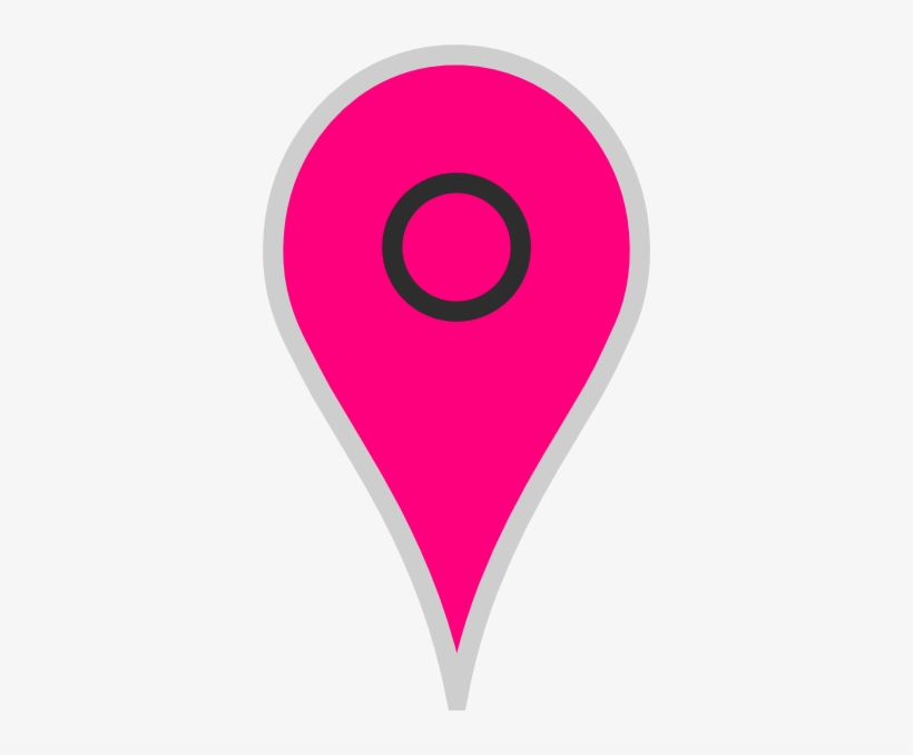 820x678 Google Map Pointer Pink Clip Art At Clker