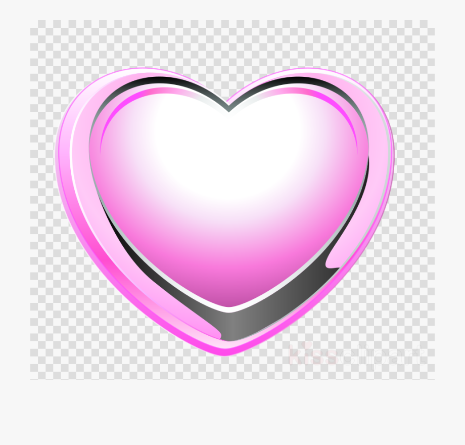 920x880 Glossy Pink Heart Clipart Clip Art