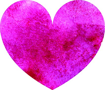 425x366 Pretty Simple Kindergarten Nursery Watercolor Heart