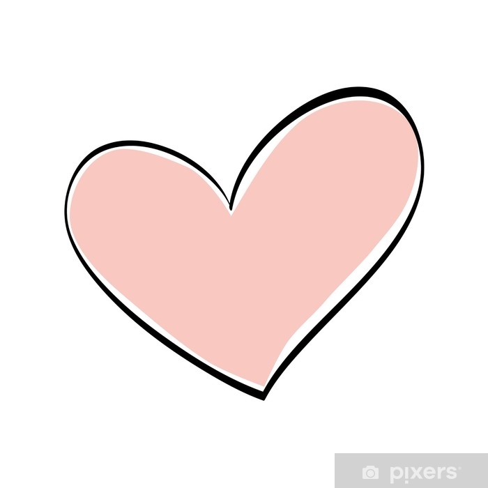 700x700 Cute Decorative Heart Icon Vector Illustration Graphic Design