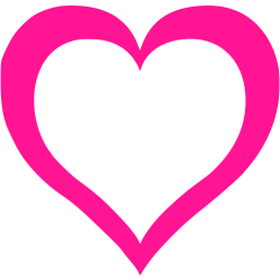 256x256 Deep Pink Heart Icon