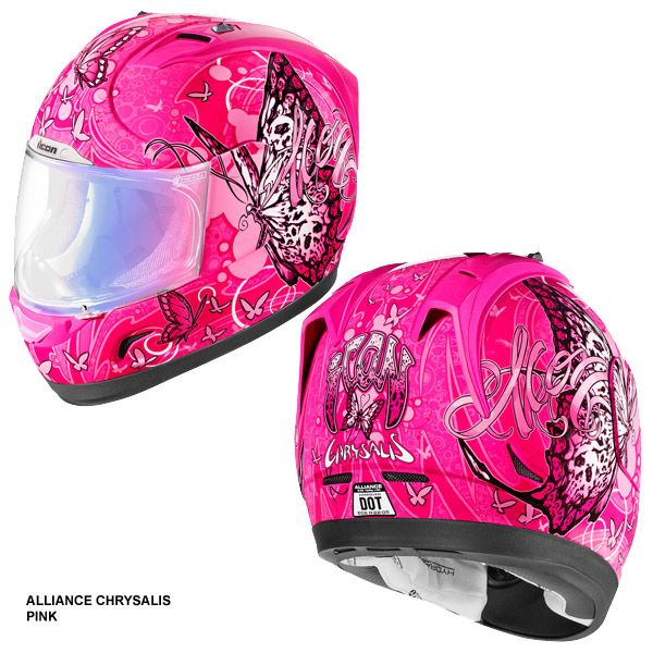 600x600 Pink Icon Helmet Beautiful! I Sooo Need This! Biker Helmets