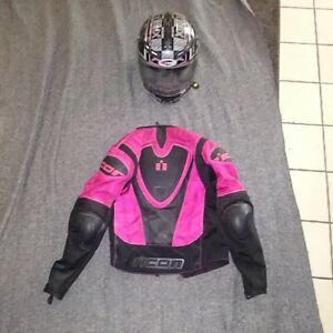 300x300 Icon Pink Motorcycle Jacket And Gmax Limited Edition Pink Ribbon