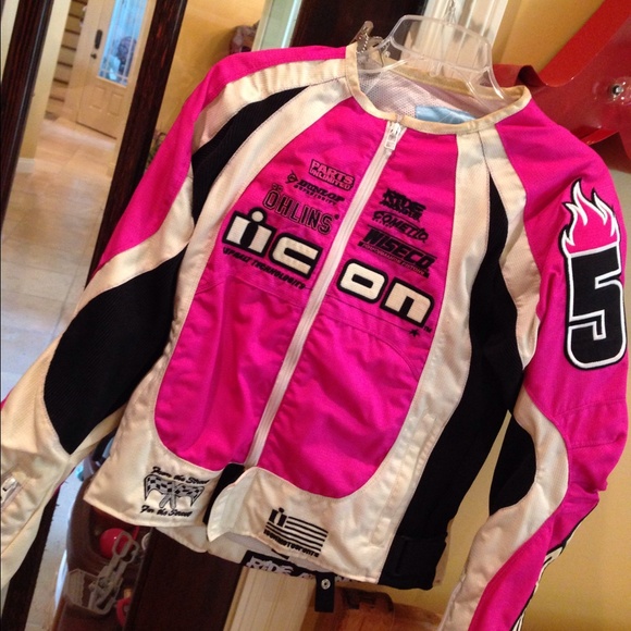 580x580 Icon Jackets Coats Flash Salehot Pink Motorcycle Jacket Poshmark