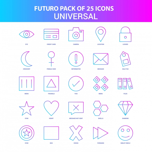 640x640 Blue And Pink Futuro Universal Icon Pack, Background, Business
