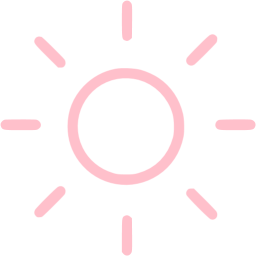 256x256 Pink Sun Icon