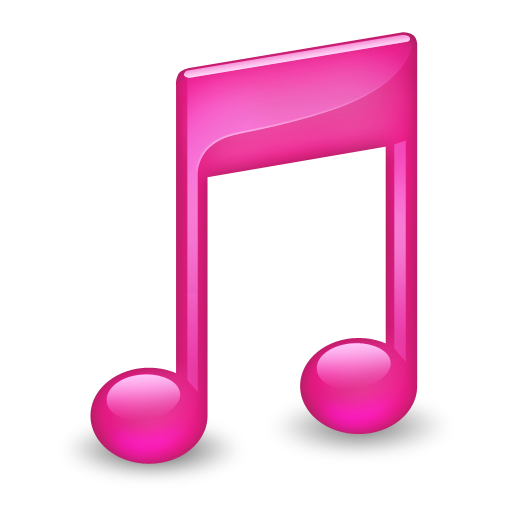 512x512 Sidebar Music Pink Icon Smooth Leopard Iconset Mcdo Design