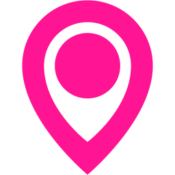 256x256 Deep Pink Pin Icon