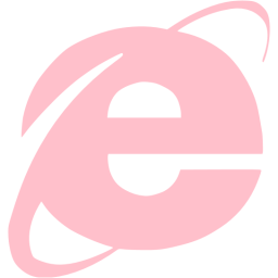 Pink Internet Explorer Icon 256x256 Pink Internet Explorer Icon