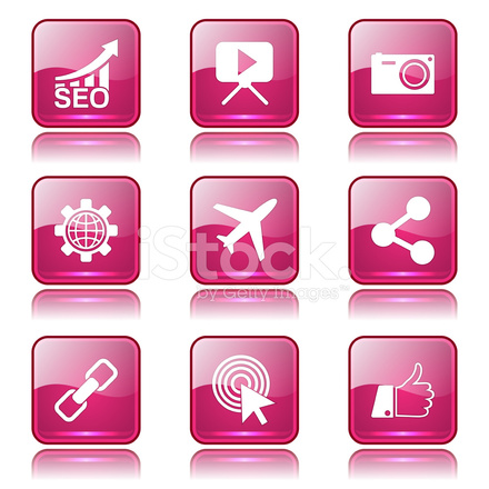 Seo Internet Sign Square Vector Pink Icon Design Set Stock 440x440 Seo Internet Sign Square Vector Pink Icon Design Set Stock