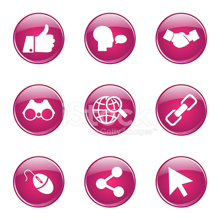 Social Internet Pink Vector Button Icon Design Set Stock Vector 440x440 Social Internet Pink Vector Button Icon Design Set Stock Vector