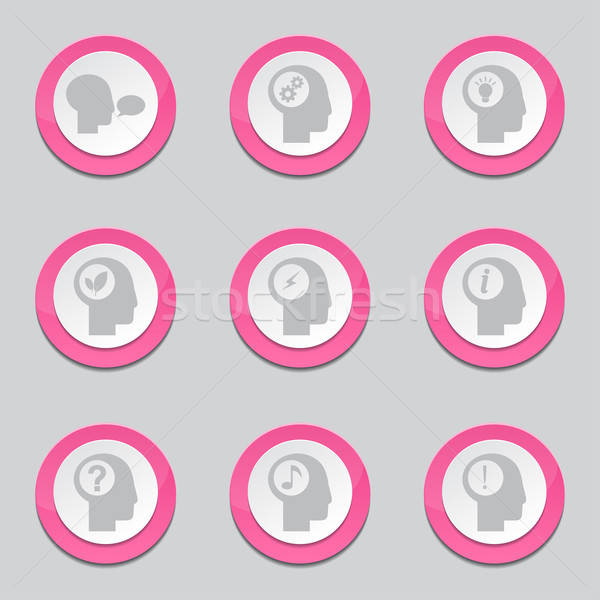Think Web Internet Pink Vector Button Icon Design Set Vector 600x600 Think Web Internet Pink Vector Button Icon Design Set Vector