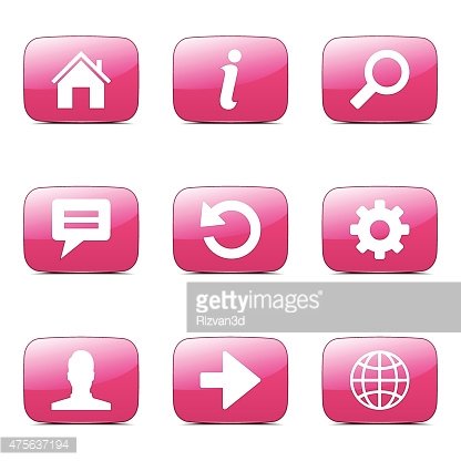 Web Internet Square Vector Pink Icon Design Set Premium Clipart 416x416 Web Internet Square Vector Pink Icon Design Set Premium Clipart
